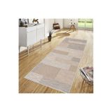 Rovigo Dijital Baskı Yıkanabilir Kaymaz Taban Salon Halısı RVG1247, Bej, 160 x 230