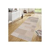 Rovigo Dijital Baskı Yıkanabilir Kaymaz Taban Salon Halısı RVG1247, Bej, 180 x 250