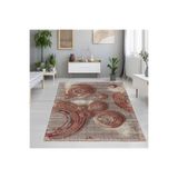 Rovigo Dijital Baskı Yıkanabilir Kaymaz Taban Salon Halısı RVG1253, Kahve, 180 x 300