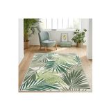 Rovigo Dijital Baskı Yıkanabilir Kaymaz Taban Salon Halısı RVG1260, Yeşil, 180 x 250