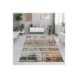 Rovigo Dijital Baskı Yıkanabilir Kaymaz Taban Salon Halısı RVG1266, Kahve, 120 x 180
