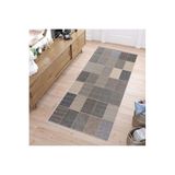 Rovigo Dijital Baskı Yıkanabilir Kaymaz Taban Salon Halısı RVG1275, Bej, 120 x 180