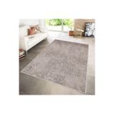 Rovigo Dijital Baskı Yıkanabilir Kaymaz Taban Salon Halısı RVG1278, Kahve, 160 x 230