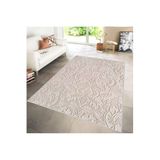 Rovigo Dijital Baskı Yıkanabilir Kaymaz Taban Salon Halısı RVG1280, Bej, 160 x 230