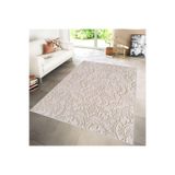 Rovigo Dijital Baskı Yıkanabilir Kaymaz Taban Salon Halısı RVG1280, Bej, 180 x 250