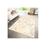 Rovigo Dijital Baskı Yıkanabilir Kaymaz Taban Salon Halısı RVG1291, Bej, 180 x 250