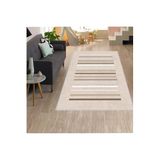 Rovigo Dijital Baskı Yıkanabilir Kaymaz Taban Salon Halısı RVG1308, Bej, 100 x 300