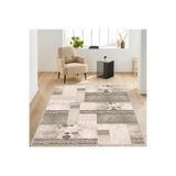 Rovigo Dijital Baskı Yıkanabilir Kaymaz Taban Salon Halısı RVG1314, Bej, 100 x 300