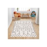 Rovigo Dijital Baskı Yıkanabilir Kaymaz Taban Salon Halısı RVG1315, Bej, 120 x 180
