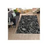 Rovigo Dijital Baskı Yıkanabilir Kaymaz Taban Salon Halısı RVG1320, Siyah, 80 x 150