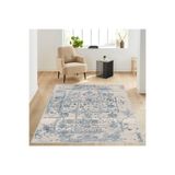 Rovigo Dijital Baskı Yıkanabilir Kaymaz Taban Salon Halısı RVG1322, Mavi, 120 x 180