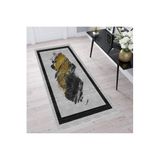 Rovigo Dijital Baskı Yıkanabilir Kaymaz Taban Salon Halısı RVG1325-HS-244, Gri, 160 x 300