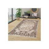 Rovigo Dijital Baskı Yıkanabilir Kaymaz Taban Salon Halısı RVG1333-HT154, Kahve, 50 x 80
