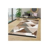 Rovigo Dijital Baskı Yıkanabilir Kaymaz Taban Salon Halısı RVG1334-HT171, Kahve, 180 x 300