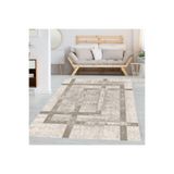 Rovigo Dijital Baskı Yıkanabilir Kaymaz Taban Salon Halısı RVG1337-HT094, Bej, 80 x 200