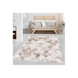Rovigo Dijital Baskı Yıkanabilir Kaymaz Taban Salon Halısı RVG1341-HT202, Bej, 180 x 250