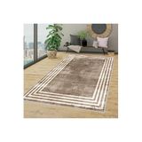 Rovigo Dijital Baskı Yıkanabilir Kaymaz Taban Salon Halısı RVG1357-HT487, Kahve, 180 x 300