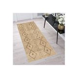 Rovigo Dijital Baskı Yıkanabilir Kaymaz Taban Salon Halısı RVG1361-SD277, Kahve, 180 x 250