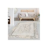 Rovigo Dijital Baskı Yıkanabilir Kaymaz Taban Salon Halısı RVG1367-HT399, Bej, 160 x 300