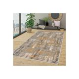 Rovigo Dijital Baskı Yıkanabilir Kaymaz Taban Salon Halısı RVG1388-HT-982, Sarı, 160 x 300