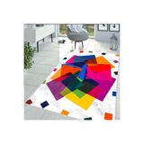 Rovigo Dijital Baskı Yıkanabilir Kaymaz Taban Salon Halısı RVG1389-HT-1071, Kırmızı, 50 x 80
