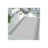 Rovigo Dijital Baskı Yıkanabilir Kaymaz Taban Salon Halısı RVG1400-SD317, Gri, 180 x 300