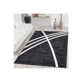 Rovigo Dijital Baskı Yıkanabilir Kaymaz Taban Salon Halısı RVG1406, Gri, 180 x 250