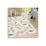 Rovigo Dijital Baskı Yıkanabilir Kaymaz Taban Salon Halısı RVG1414, Bej, 80 x 300
