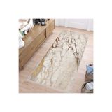 Rovigo Dijital Baskı Yıkanabilir Kaymaz Taban Salon Halısı RVG1415, Bej, 180 x 250
