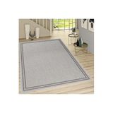Rovigo Dijital Baskı Yıkanabilir Kaymaz Taban Salon Halısı RVG1439, Gri, 100 x 200