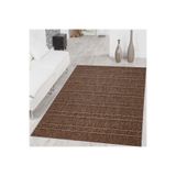Rovigo Dijital Baskı Yıkanabilir Kaymaz Taban Salon Halısı RVG1451, Kahverengi, 180 x 250