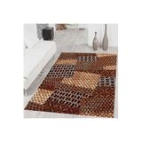 Rovigo Dijital Baskı Yıkanabilir Kaymaz Taban Salon Halısı RVG1452, Kahverengi, 100 x 300