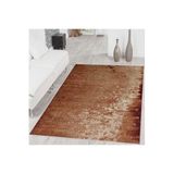 Rovigo Dijital Baskı Yıkanabilir Kaymaz Taban Salon Halısı RVG1455, Kahverengi, 120 x 180