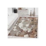 Rovigo Dijital Baskı Yıkanabilir Kaymaz Taban Salon Halısı RVG1456, Kahverengi, 120 x 180