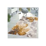 Rovigo Dijital Baskı Yıkanabilir Kaymaz Taban Salon Halısı RVG1469, Sarı, 180 x 300