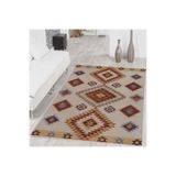 Rovigo Dijital Baskı Yıkanabilir Kaymaz Taban Salon Halısı RVG1470, Kırmızı, 160 x 300