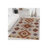 Rovigo Dijital Baskı Yıkanabilir Kaymaz Taban Salon Halısı RVG1470, Kırmızı, 180 x 300