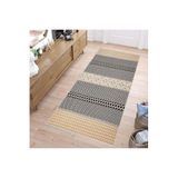 Rovigo Dijital Baskı Yıkanabilir Kaymaz Taban Salon Halısı RVG1471, Bej, 180 x 250