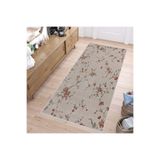 Rovigo Dijital Baskı Yıkanabilir Kaymaz Taban Salon Halısı RVG1474, Bej, 180 x 300
