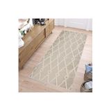 Rovigo Dijital Baskı Yıkanabilir Kaymaz Taban Salon Halısı RVG1475, Bej, 180 x 250