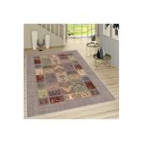 Rovigo Dijital Baskı Yıkanabilir Kaymaz Taban Salon Halısı Rvg1478, Kahverengi, 180 x 250