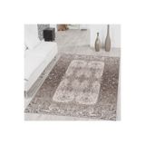 Rovigo Dijital Baskı Yıkanabilir Kaymaz Taban Salon Halısı Rvg1486, Kahverengi, 180 x 300