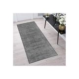 Rovigo Dijital Baskı Yıkanabilir Kaymaz Taban Salon Halısı Rvg1493, Siyah, 180 x 300
