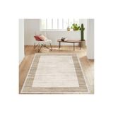 Rovigo Dijital Baskı Yıkanabilir Kaymaz Taban Salon Halısı Rvg1499, Bej, 50 x 80