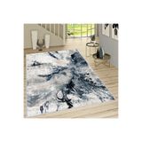 Rovigo Dijital Baskı Yıkanabilir Kaymaz Taban Salon Halısı Rvg1502, Lacivert, 180 x 300