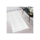 Rovigo Dijital Baskı Yıkanabilir Kaymaz Taban Salon Halısı Rvg1508-ht732, Gri, 180 x 250