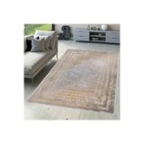 Rovigo Dijital Baskı Yıkanabilir Kaymaz Taban Salon Halısı Rvg1511-sd234, Kahverengi, 180 x 250
