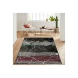 Rovigo Dijital Baskı Yıkanabilir Kaymaz Taban Salon Halısı Rvg1516-sd308, Siyah, 160 x 300