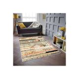 Rovigo Dijital Baskı Yıkanabilir Kaymaz Taban Salon Halısı Rvg1519-hy1205, Sarı, 160 x 300