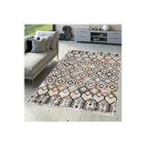 Rovigo Dijital Baskı Yıkanabilir Kaymaz Taban Salon Halısı Rvg1524-ht578, Kahverengi, 160 x 300